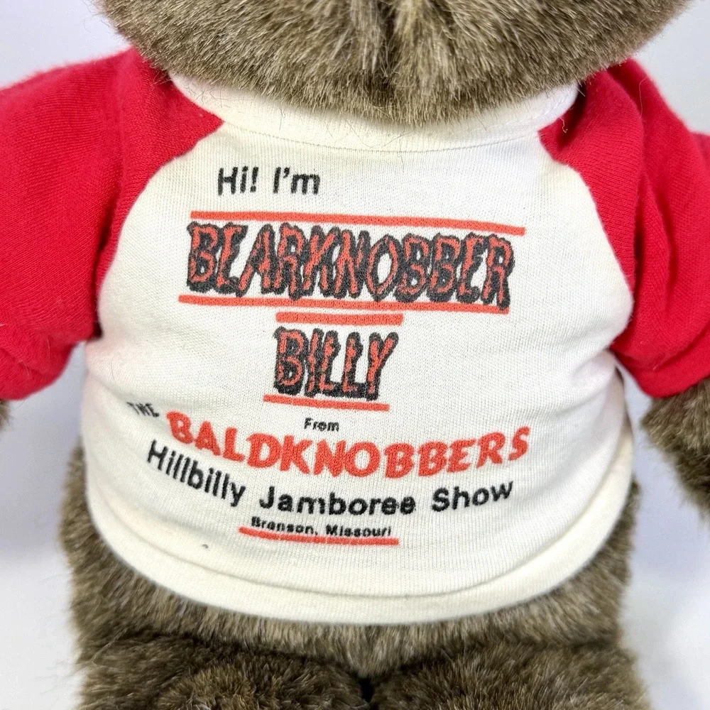 Vintage 1984 Dakin Nature Babies Baldknobbers Billy Bear Branson MO‎ Plush 16